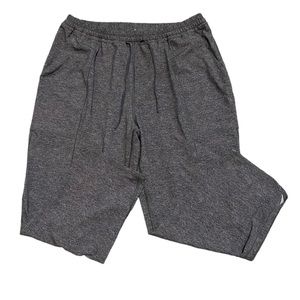 Lululemon Loose Fit Yoga Capri Women's Pants size 10 Dark Gray  24" inseam